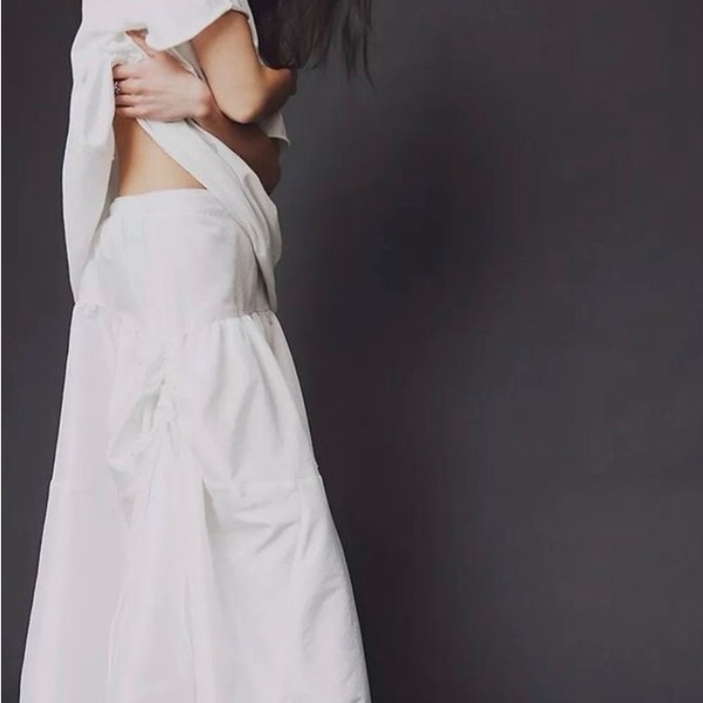 Free People Emery Drop Waist Elegant Drawstring Maxi Skirt - Women's - Picture 4 of 10